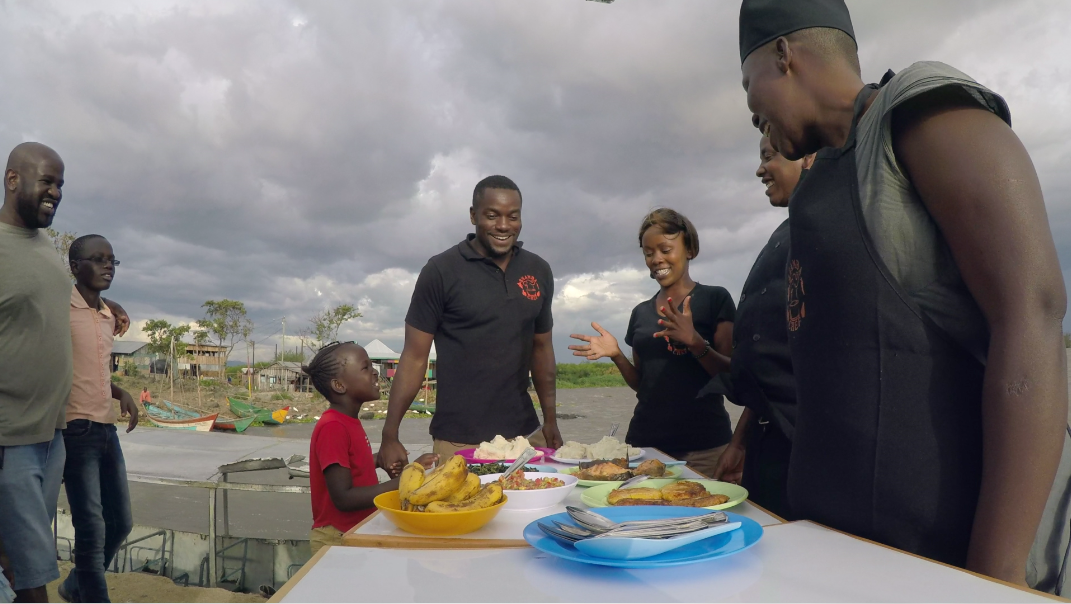 Mama Marshall and Chef Martin