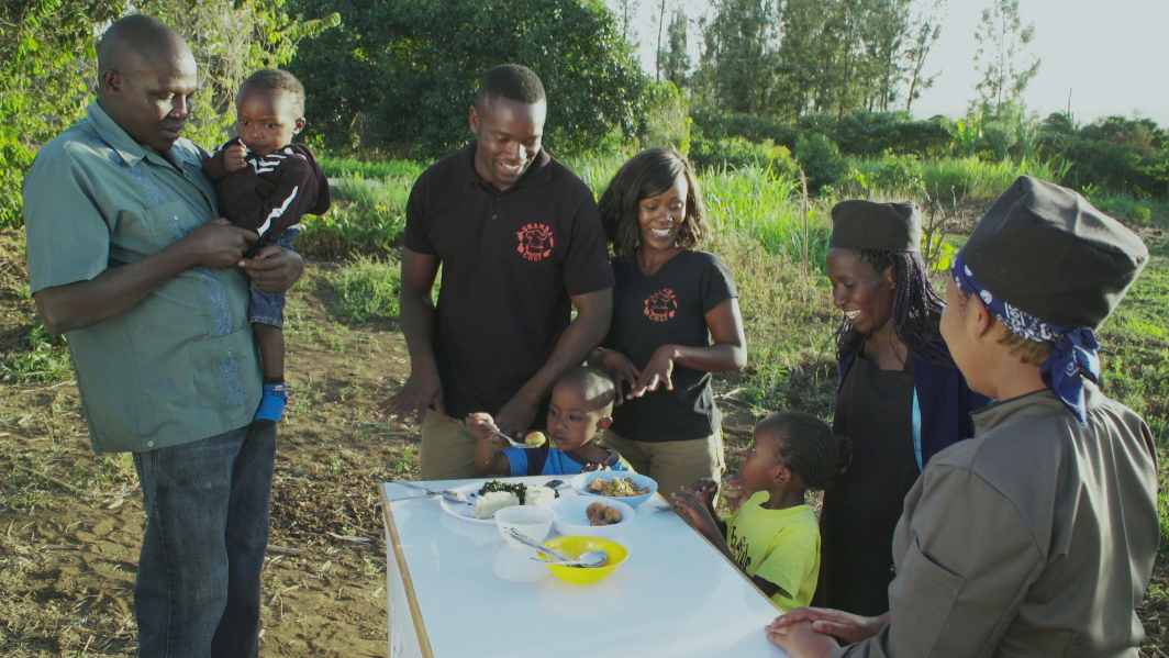 Ep 5 Family enjoying the meal