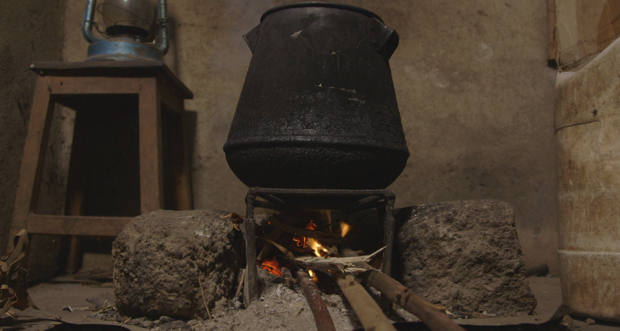 Mama Njoke old cook stove